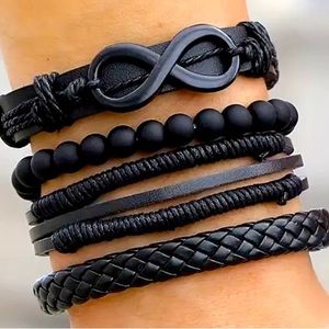 BNIB Infinity bracelet set
